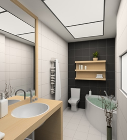 A contemporary twist for one of our bathrooms Bury St Edmunds area, Suffolk